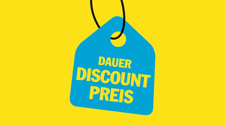 Symbol Dauer Discount Preise, Hangtag